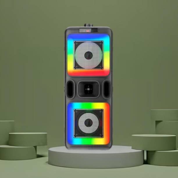 GUGGU DJ Box 40W Bluetooth Speaker with FM Radio, Mic & RGB Light Party SpeakerQA2 40 W Bluetooth Party Speaker