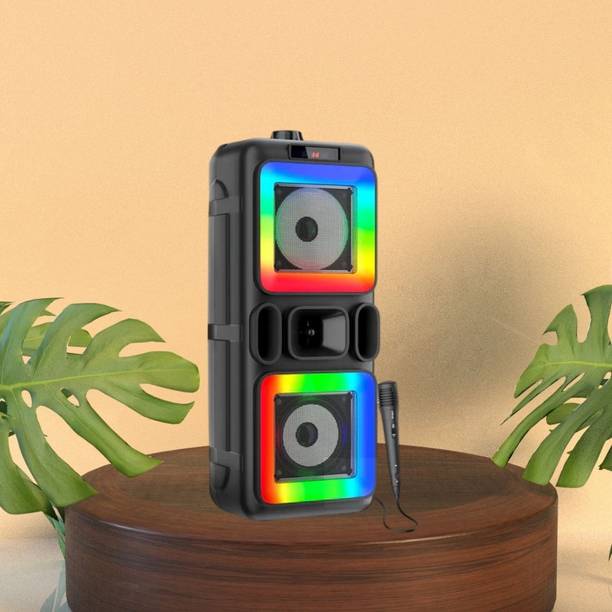 FRONY DJ Box 40W Bluetooth Speaker with FM Radio, Mic & RGB Light Party SpeakerCV159 40 W Bluetooth Party Speaker