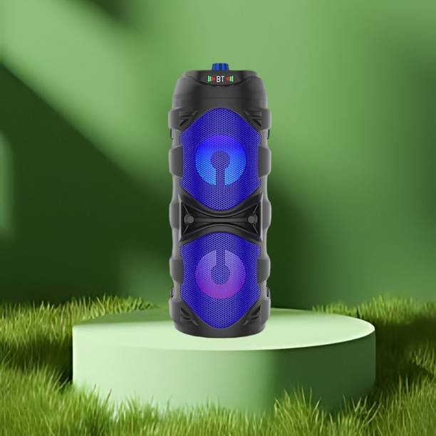GUGGU DJ Box 50w Speaker 2000mAh battery & FM Radio with Mic Bluetooth speakerVB215 50 W Bluetooth Party Speaker