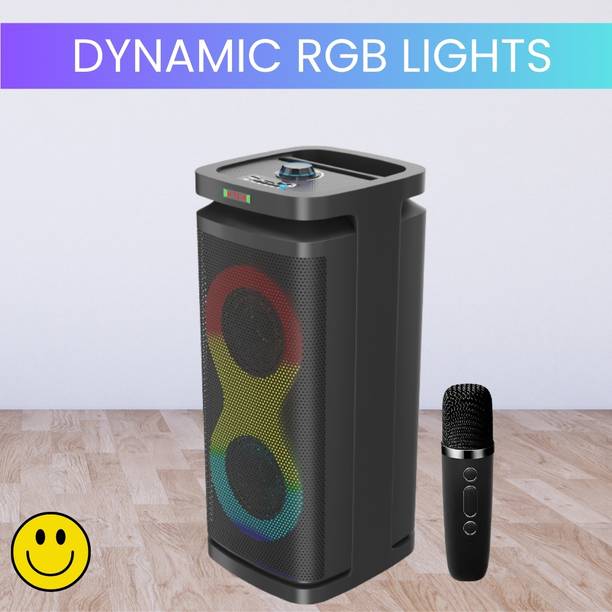 SACRO A1 (PORTABLE BLUETOOTH PARTY SPEAKER) HD Quality Audio &Wireless Karaoke MicP311 40 W Bluetooth Party Speaker