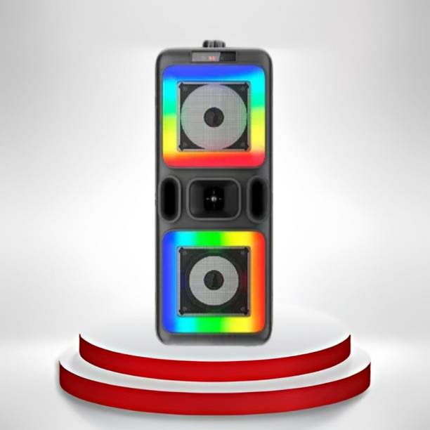 FRONY DJ Box 40W Bluetooth Speaker with FM Radio, Mic & RGB Light Party SpeakerCV69 40 W Bluetooth Party Speaker