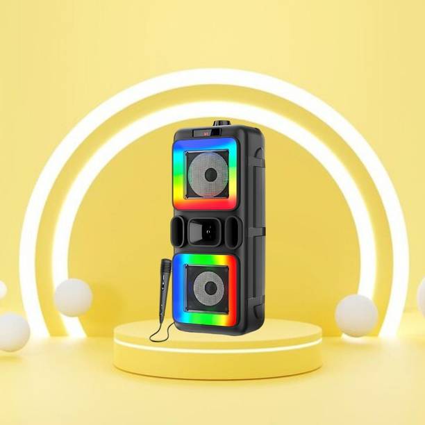 Clairbell DJ Box 40W Bluetooth Speaker with FM Radio, Mic & RGB Light Party SpeakerBN477 40 W Bluetooth Party Speaker