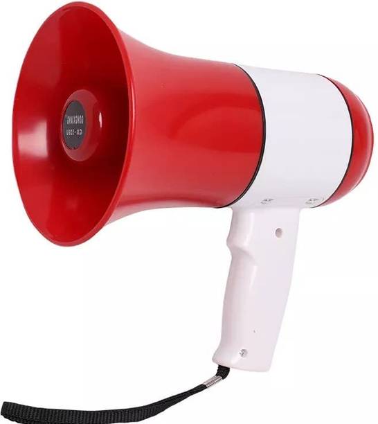 MS PRO Portable Handheld Megaphone Loudspeaker with Siren and Adjustable Volume Control Indoor PA System