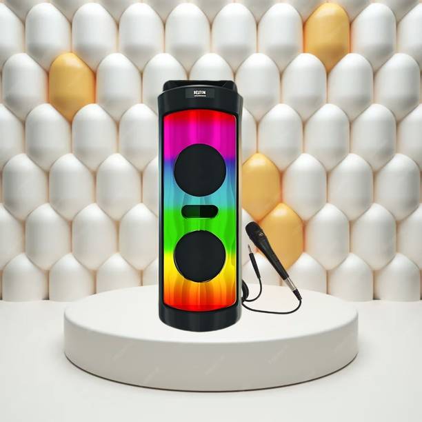 FRONY DJ Box 40 W Bluetooth Speaker with FM Radio, Mic, RGB Light & 4 hour's backFG437 40 W Bluetooth Party Speaker