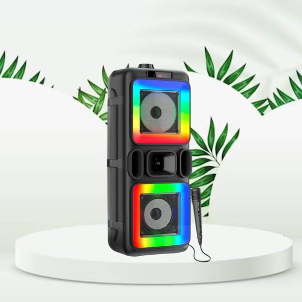FRONY DJ Box 40W Bluetooth Speaker with FM Radio, Mic & RGB Light Party SpeakerCV123 40 W Bluetooth Party Speaker