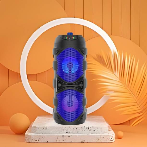 FRONY DJ Box 50w Speaker 2000mAh battery & FM Radio with Mic Bluetooth speakerQW58 50 W Bluetooth Party Speaker