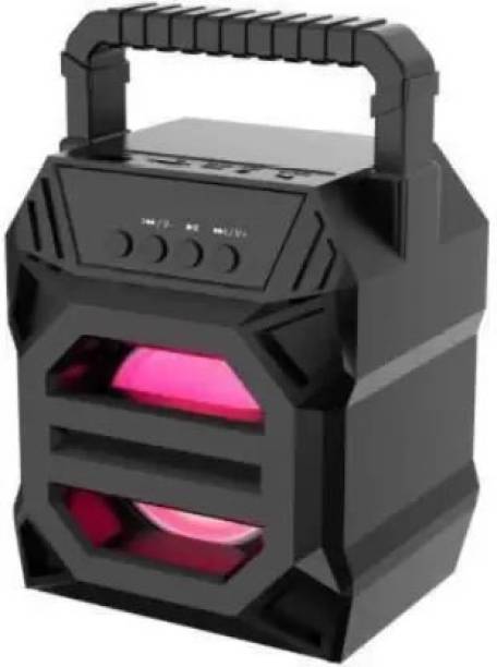 Techobucks New Wireless sub woofer Led Light mini Home theatre AUX supported Carry Handle 10 W Bluetooth Speaker