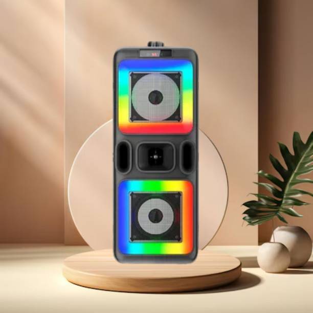 FRONY DJ Box 40W Bluetooth Speaker with FM Radio, Mic & RGB Light Party SpeakerCV44 40 W Bluetooth Party Speaker