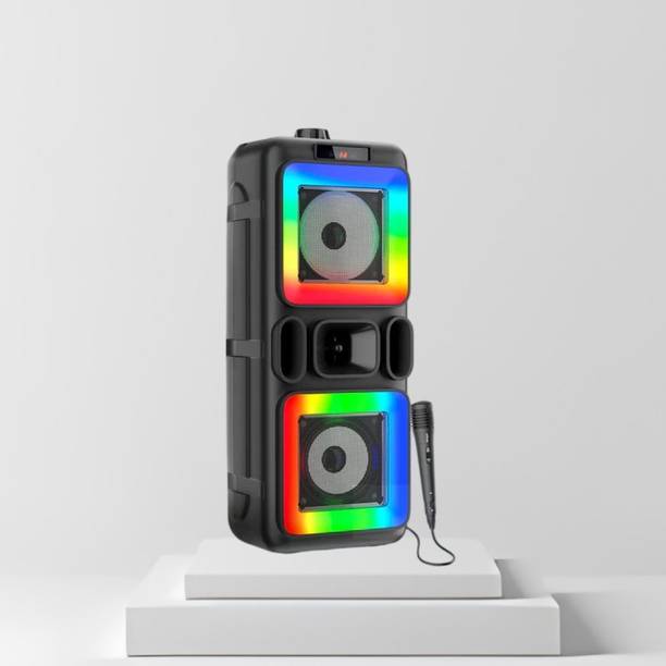 Clairbell DJ Box 40W Bluetooth Speaker with FM Radio, Mic & RGB Light Party SpeakerBN270 40 W Bluetooth Party Speaker