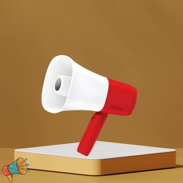 Clairbell Handheld Megaphone with Siren, Microphone & Rechargeable for Outdoor EventsA133 Megaphone Portable Megaphone Siren Loudspeaker Function &Long Battery Backupd133 Outdoor PA System