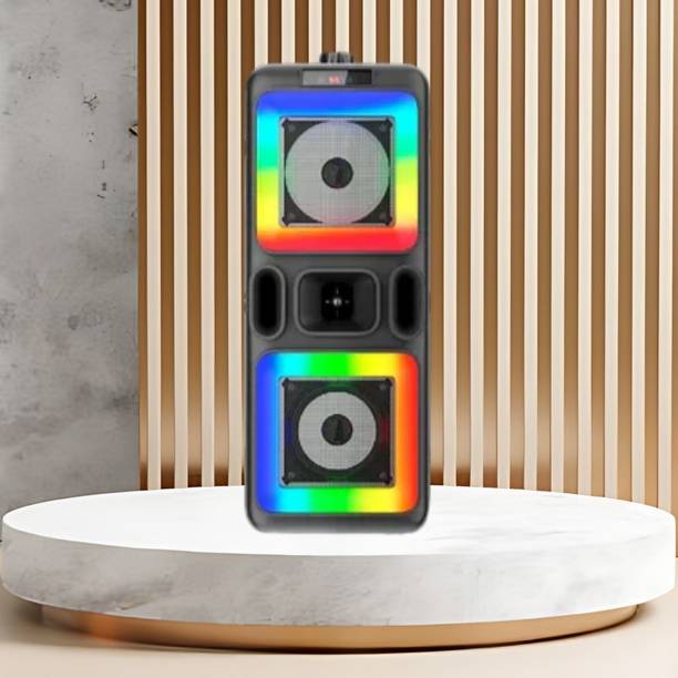 Clairbell DJ Box 40W Bluetooth Speaker with FM Radio, Mic & RGB Light Party SpeakerBN49 40 W Bluetooth Party Speaker