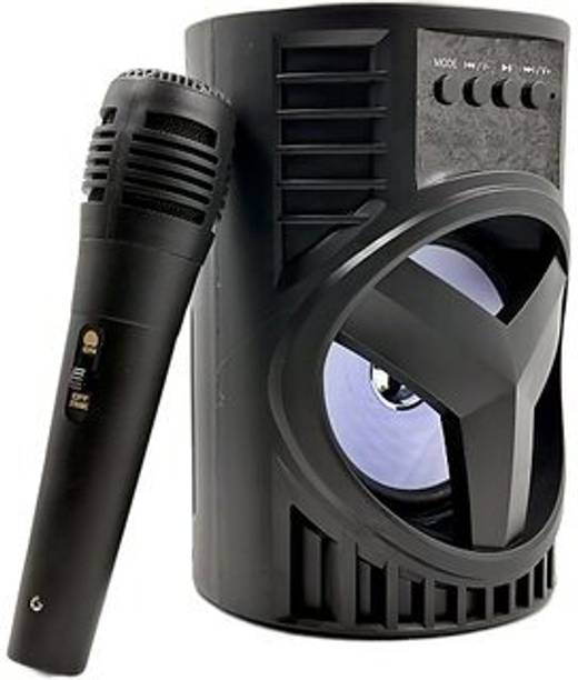 4uonly WS-04 Mic Speaker for Home Office Party Bluetooth Speaker jko10 56 W Bluetooth Party Speaker