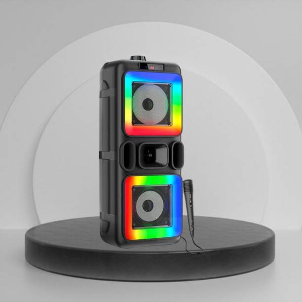 FRONY DJ Box 40W Bluetooth Speaker with FM Radio, Mic & RGB Light Party SpeakerCV261 40 W Bluetooth Party Speaker
