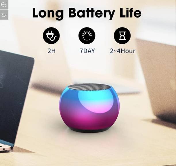 BAGATELLE Buy Mini Boost Bluetooth Speaker 4D Mini Electroplating Round Steel Speaker 5 W Bluetooth PA Speaker