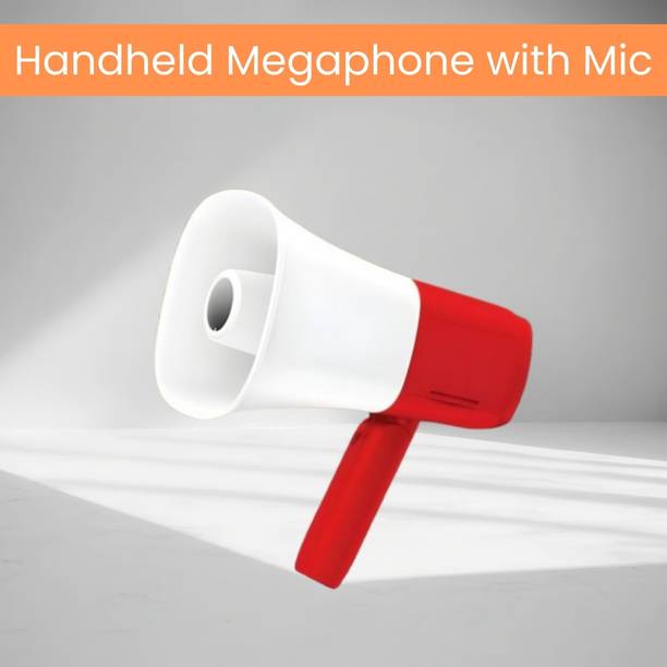 YAROH King Bhopu Megaphone Siren Loudspeaker Music Function With Adjustable HandleD483 King Bhopu Megaphone Siren Loudspeaker Music Function With Adjustable HandleD483 Outdoor PA System