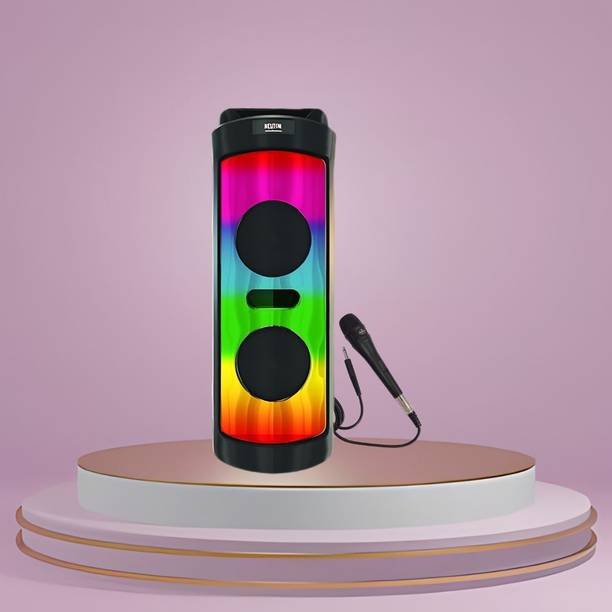 FRONY DJ Box 40 W Bluetooth Speaker with FM Radio, Mic, RGB Light & 4 hour's backFG412 40 W Bluetooth Party Speaker