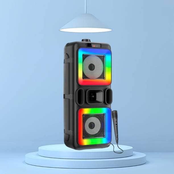 Clairbell DJ Box 40W Bluetooth Speaker with FM Radio, Mic & RGB Light Party SpeakerBN176 40 W Bluetooth Party Speaker