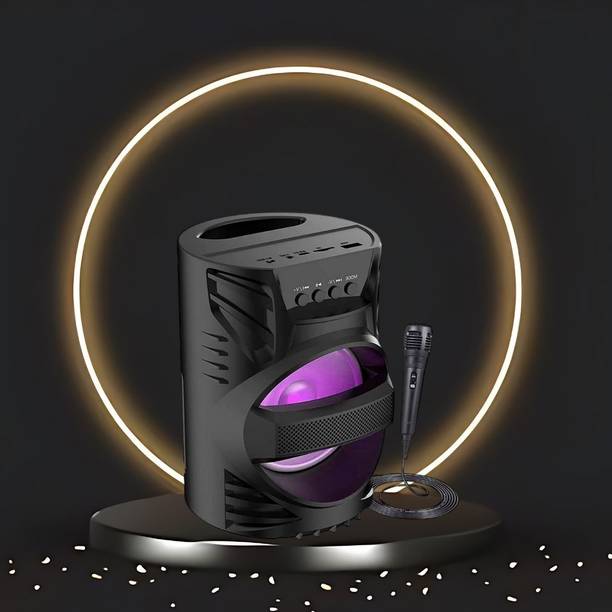 GUGGU DJ Box Speaker with FM Radio, Mic & USB Pen Drive 5W Bluetooth SpeakerXV197 5 W Bluetooth Party Speaker