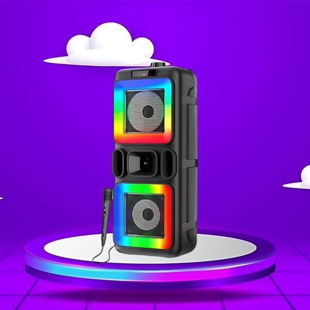 Clairbell DJ Box 40W Bluetooth Speaker with FM Radio, Mic & RGB Light Party SpeakerBN323 40 W Bluetooth Party Speaker