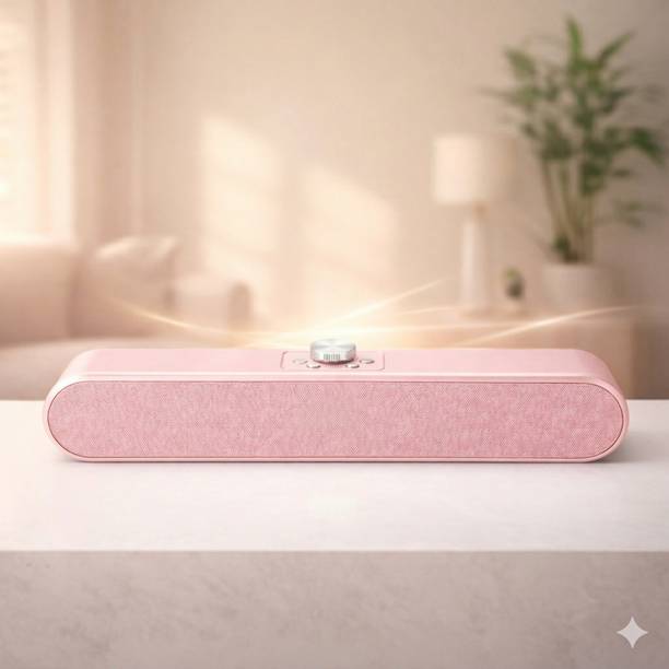 OPINIA Stereo Bluetooth Soundbar, Clear Sound with Bass, 1800mAh Battery 16 W Bluetooth Soundbar
