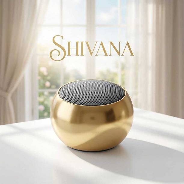 Shivana Golden speaker M4-s8 with Google & Siri Assistant Smart Speaker