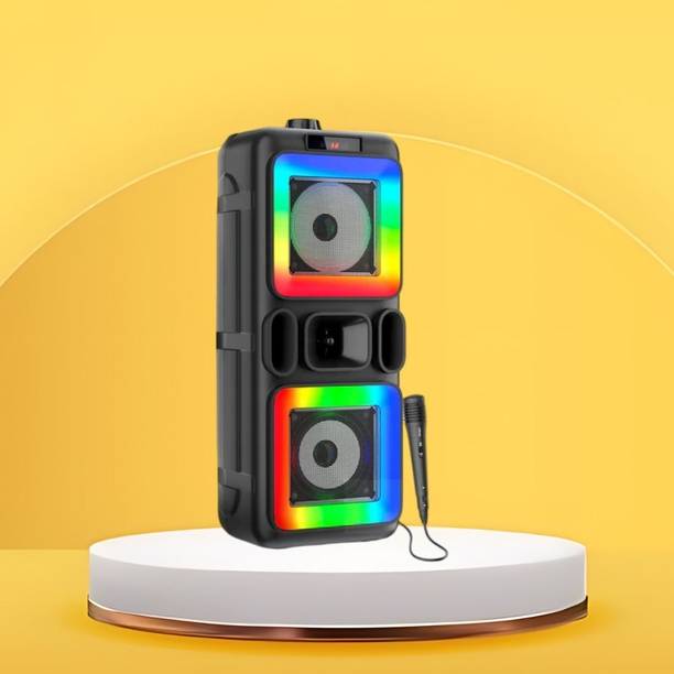 FRONY DJ Box 40W Bluetooth Speaker with FM Radio, Mic & RGB Light Party SpeakerCV266 40 W Bluetooth Party Speaker