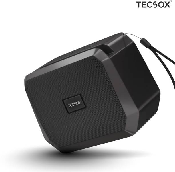 TecSox Blast Pro 12W Speaker Bluetooth V 5.3 with USB,SD card Slot,Aux,3D Bass 12 W Bluetooth Party Speaker