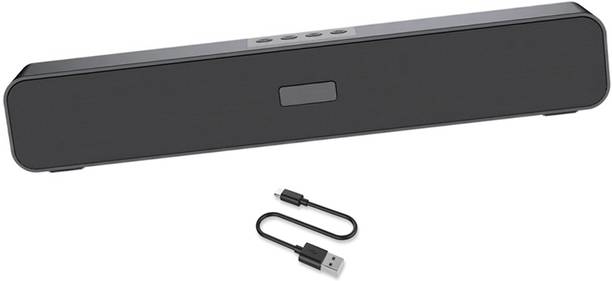 TX -FLO 2024 Boomer Compact Bluetooth Soundbar with 19Hrs PlayTime Integrated Subwoofer 16 W Bluetooth Car Speaker