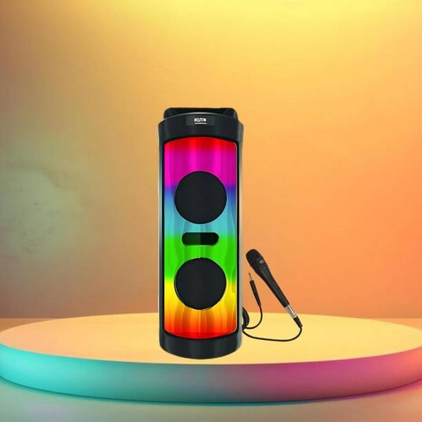 GUGGU DJ Box 40 W Bluetooth Speaker with FM Radio, Mic, RGB Light & 4 hour's backFO314 40 W Bluetooth Party Speaker