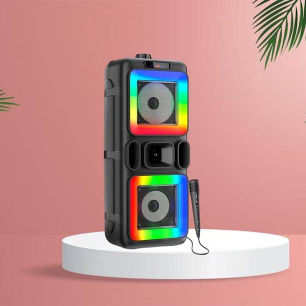 FRONY DJ Box 40W Bluetooth Speaker with FM Radio, Mic & RGB Light Party SpeakerCV180 40 W Bluetooth Party Speaker
