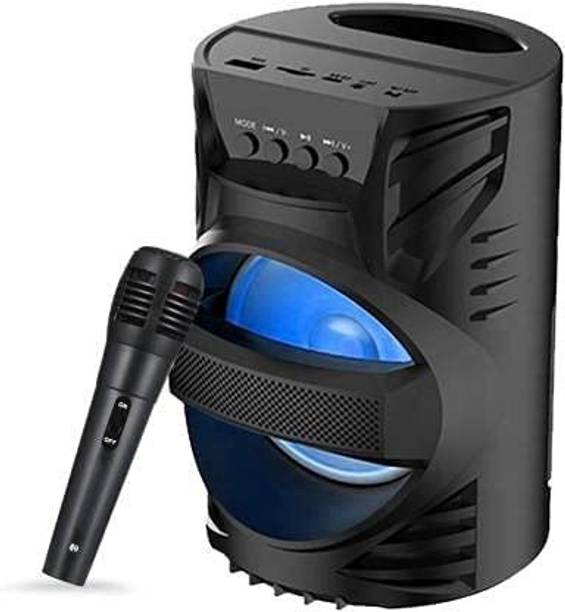 REEPUD Karaoke Speaker With Mic Super Bass Bluetooth Wireless Portable 10 W Bluetooth PA Speaker