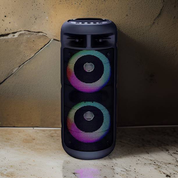 GUGGU Q31_Paris 35W Bluetooth Karaoke Speaker with RGB Lights & Dual 4 Drivers" 35 W Bluetooth Speaker
