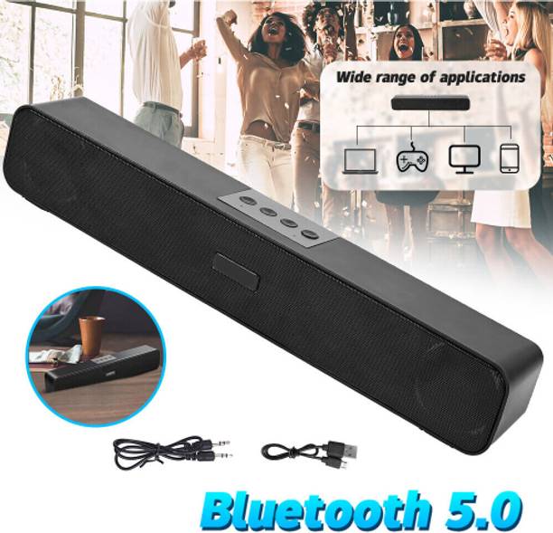Clairbell ATD_470S_E91 WIRELESS BLUETOOTH DESKTOP PC LOUDER SPEAKER WIH AUX,SD CARD SLOT 48 W Bluetooth Soundbar