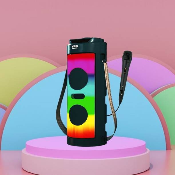 GUGGU DJ Box 40 W Bluetooth Speaker with FM Radio, Mic, RGB Light & 4 hour's backFO115 40 W Bluetooth Party Speaker