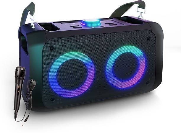 iNFiRe Boombox 24W Bluetooth Party Speaker, RGB, TWS, 8H Playtime 24 W Bluetooth Party Speaker