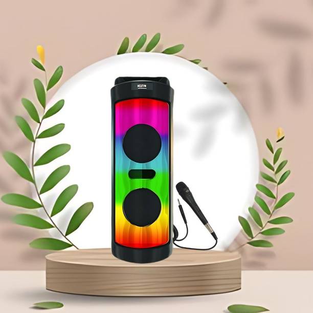 Clairbell DJ Box 40 W Bluetooth Speaker with FM Radio, Mic, RGB Light & 4 hour's backBH324 40 W Bluetooth Party Speaker