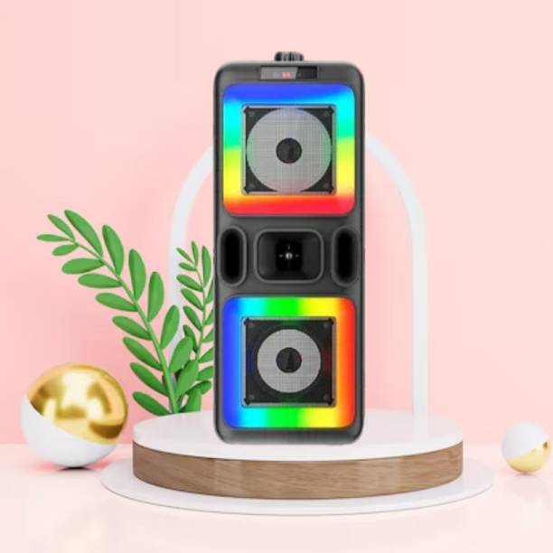 Clairbell DJ Box 40W Bluetooth Speaker with FM Radio, Mic & RGB Light Party SpeakerBN55 40 W Bluetooth Party Speaker