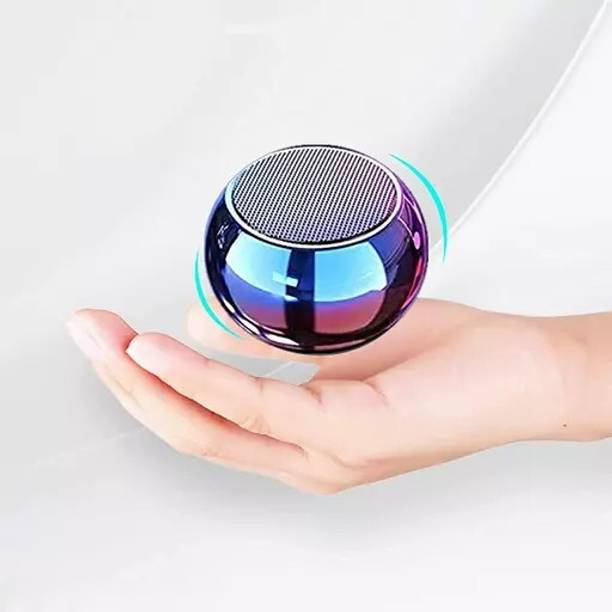 Seashot M3 PLUS MINI BLUETOOTH SPEAKER DYNAMIC METAL BODY WITH HIGH BASS SOUND with Google, Alexa & Siri Assistant Smart Speaker