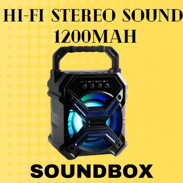 Clairbell DJ BOX Portable Stereo Sound with 1200mAh Battery, 10W Bluetooth SpeakerSV178 10 W Bluetooth Home Audio Speaker