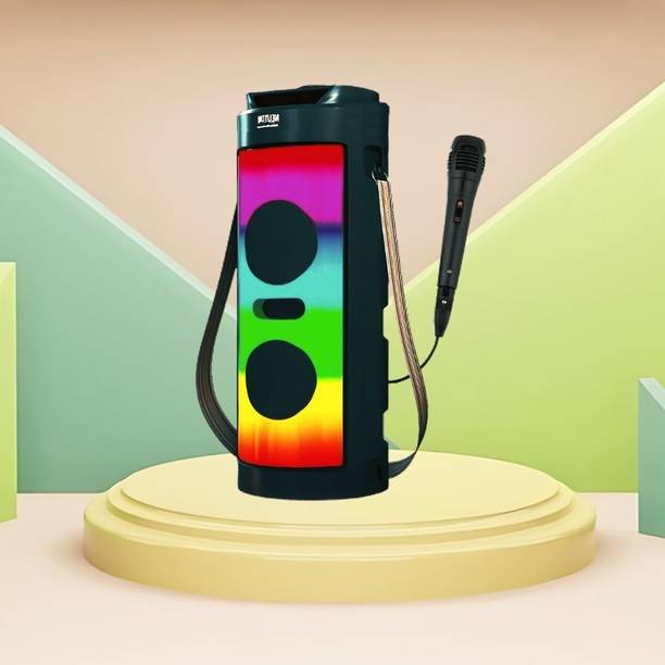 FRONY DJ Box 40 W Bluetooth Speaker with FM Radio, Mic, RGB Light & 4 hour's backFG278 40 W Bluetooth Party Speaker