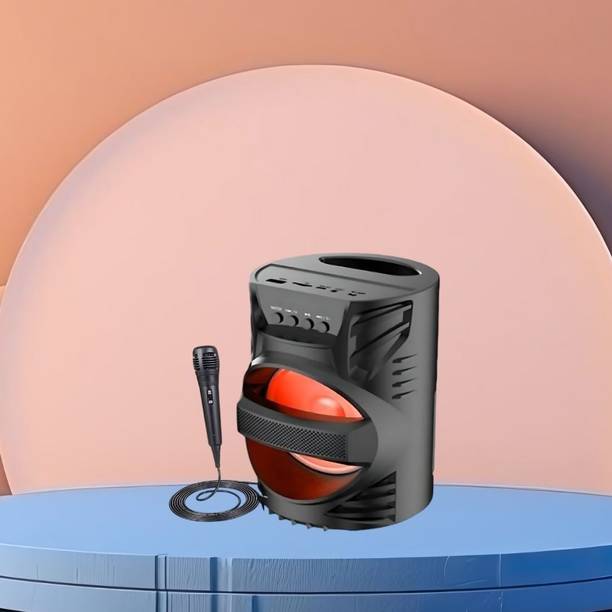 GUGGU DJ Box Speaker with FM Radio, Mic & USB Pen Drive 5W Bluetooth SpeakerXV131 5 W Bluetooth Party Speaker