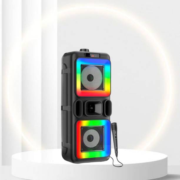 Clairbell DJ Box 40W Bluetooth Speaker with FM Radio, Mic & RGB Light Party SpeakerBN254 40 W Bluetooth Party Speaker