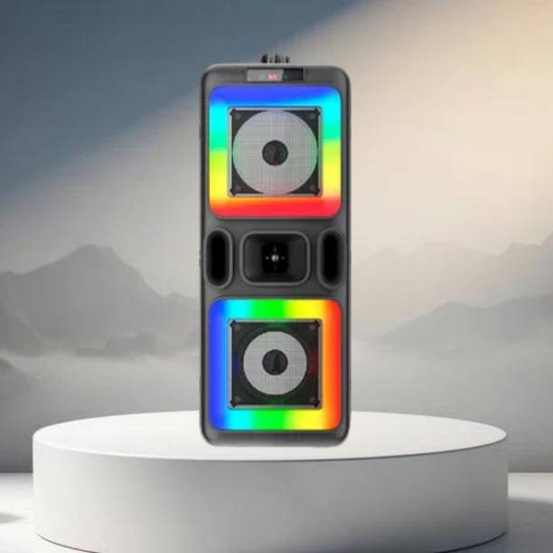 FRONY DJ Box 40W Bluetooth Speaker with FM Radio, Mic & RGB Light Party SpeakerCV74 40 W Bluetooth Party Speaker