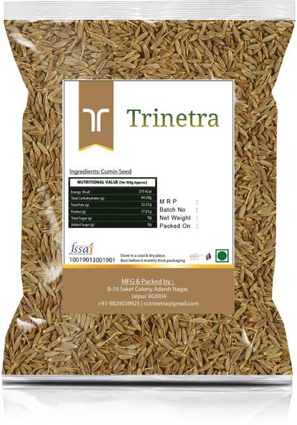 Trinetra Premium Quality Jeera (Cumin Seeds)-500gm (Pack Of 1)