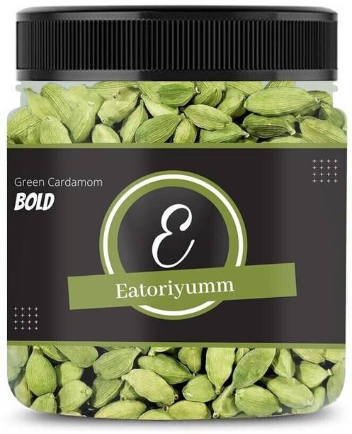 Eatoriyumm Cardamom Green Whole | Grade - Bold Size - 8mm
