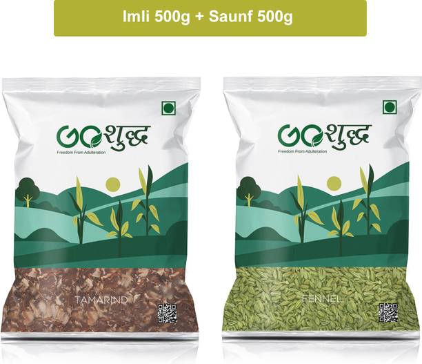 Goshudh Imli 500 g & Saunf 500 g Combo Pack 1000g