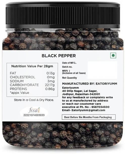 Eatoriyumm Grade - Bold Size | Black Pepper- Kali Mich