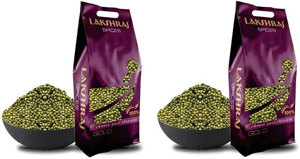 LAKSHRAJ SPICES Coriander Seeds- (Pack Of 2 X 500 Gm) Fresh Dhaniya for Cooking and Seasoning