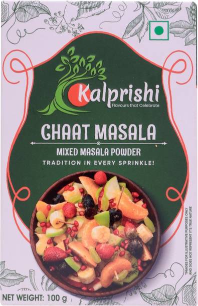 Kalprishi Chat Masala Pure and Natural for Flavouring Snacks and Dishes Pack of 1