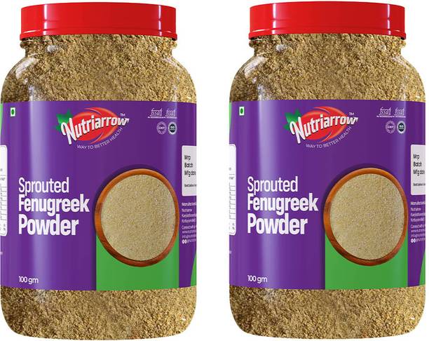 Nutriarrow Sprouted Fenugreek Powder | Unpolished Methi Seeds Powder